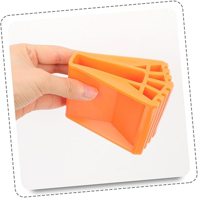 Angoily 8Pcs Non Slip Rubber Ladder Feet Covers Durable Slip Pads for Ladder Legs Easy Tool Installation Enhanced Stability Smooth Surfaces for Safety Protection