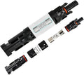 Fuse Holder Connector, 1000VDC IP68 Waterproof 10A in-line Fuse, for Solar Photovoltaic System, with 10X38mm Fuse (10A)