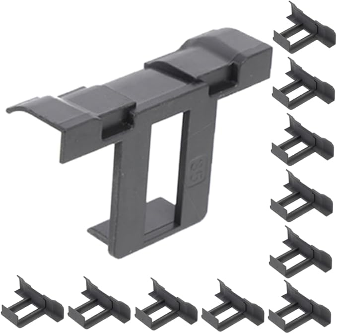 12pcs Solar Panel Clamps Photovoltaic Panel Bracket Easy to Use Water Drainage Clip Solar Module Clip Robust Construction