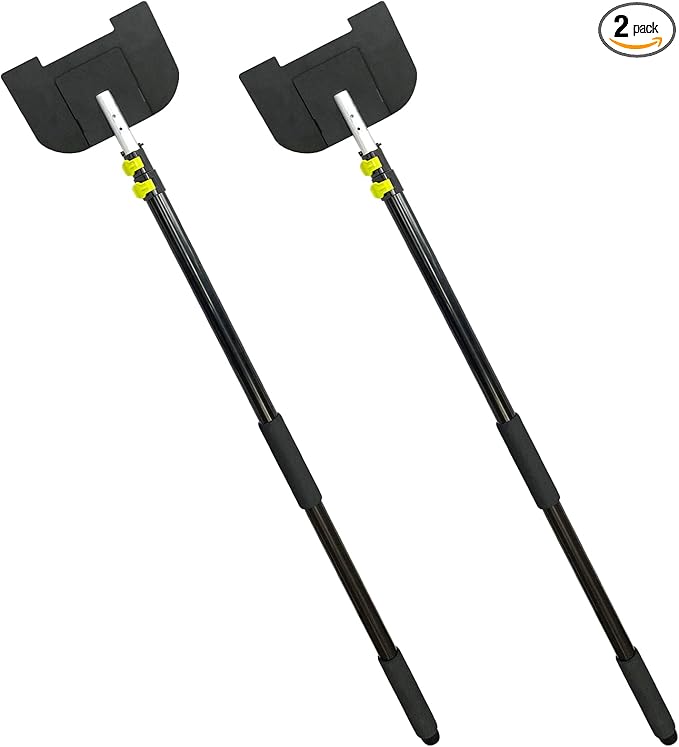 HUAALIUCHE 8 Foot Extension Handle for Board Corner Protector, Cargo Load Corner Protector V Edge Guards Handle，2Pack