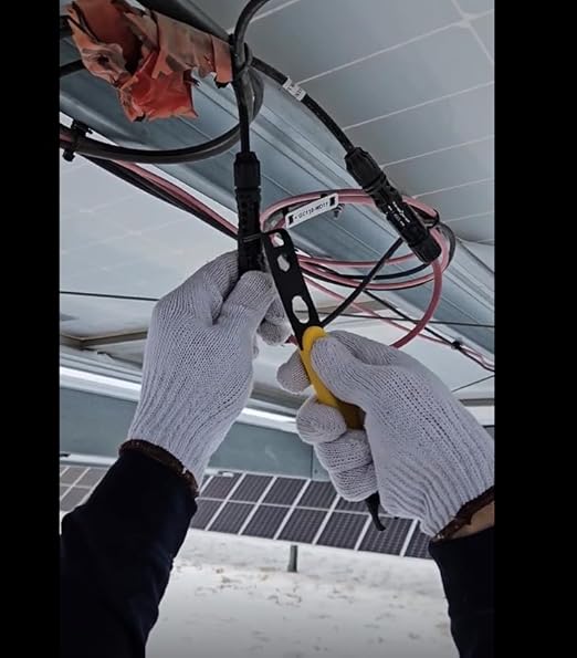 Rack-A-Tiers Solar Serpent 5-in-1 Multipurpose Solar Connector Tool for MC4, T4, PV4, PV4-S, and Amphenol H4 Connectors (30200)