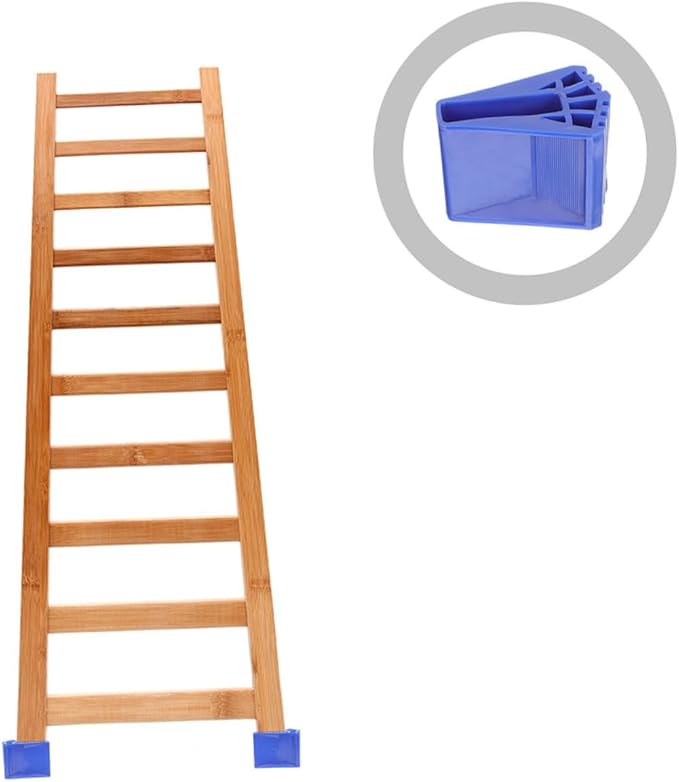 NUOBESTY 8pcs Ladder Non-Slip Mats Heavy Duty Rubber Ladder Stabilizer Feet for Home Office Construction Use