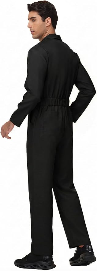 Coveralls for Men Work – Halloween Cosplay Costumes Long Sleeve Jumpsuit Mechanic Workwear
