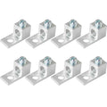 8PCS Aluminium Alloy Terminal Block Mechanical Grounding Lugs Aluminium Terminal Lugs Terminal Block Mechanical Lugs 29x13x14mm for Photovoltaic Wind Power Generating Station Laboratory