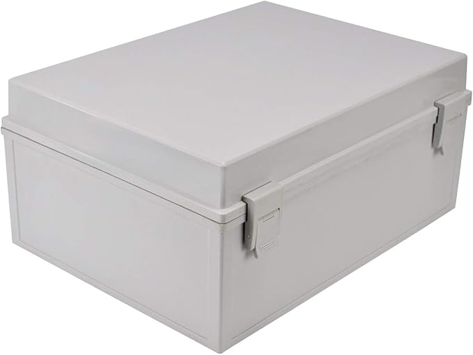 Ogrmar ABS Plastic Dustproof Waterproof IP65 Junction Box Universal Electrical Project Enclosure with Lock (5.9"x5.9"x3.5")