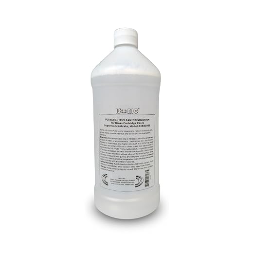 iSonic CSBC001 Ultrasonic Brass Cleaning Solution Super Concentrate, 1Qt Bottle