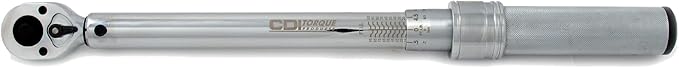 CDI 3/8 Inch Drive Adjustable Click Torque Wrench, Range 30-250 In Lbs / 4-27.7 Nm (2502MRMH)
