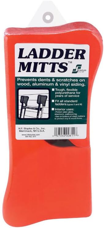 Staples Polyurethane Red Ladder Mitts 1 pk