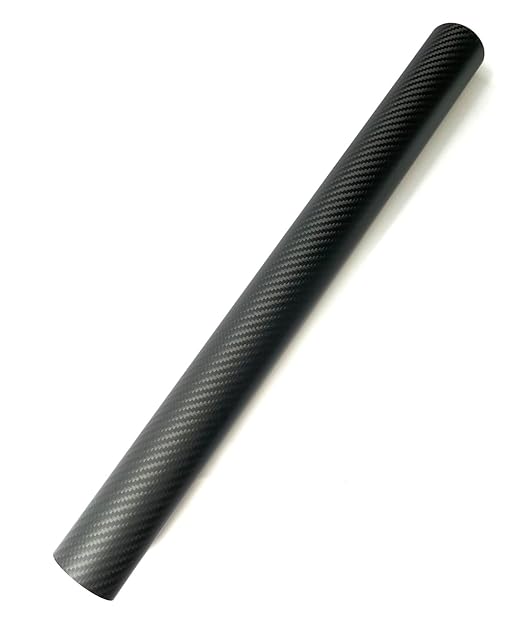 1pcs Carbon Fiber Tube 50x47x500mm,6~50mm Available, 3K roll Wrapped Twill Matte Finish.