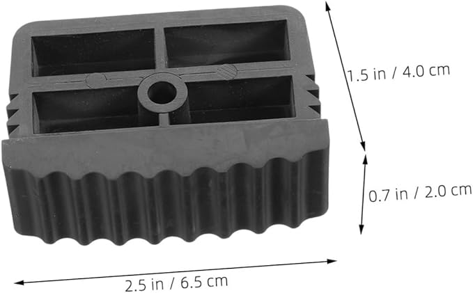 2pcs Ladder Feet Rubber Pads Non Slip Covers for Enhanced Stability and Safety Fit for Various Surfaces for Household Use Skid Accessories for Ladder Leg Caps