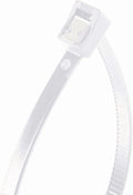 Gardner Bender 45-314SC Nylon Self-Cutting Cable Tie, 14 inch, 50 lb. Tensile, Twist-Off Tail, Zip Tie, 20 Pk., Natural White