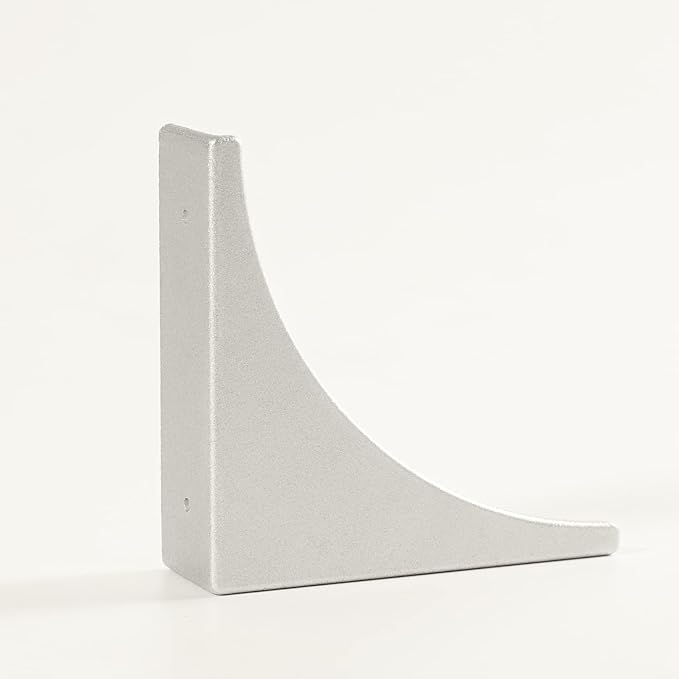 Metal Corner Guard for Furniture Decorative Table Corner Protectors 2.56'' Box Corner Cover Rustproof Zinc Alloy Desk Edge Corner Brackets with Matching Nails (Silver 4Pcs)