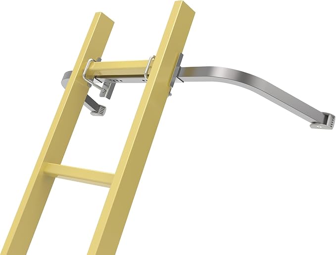 Ladder Stabilizer for Roof, Wing Span/Wall Standoff Extended Roof Stabilizer with Non-Slip Rubber Bottom pad Fixed Angle of Ladder Accessory