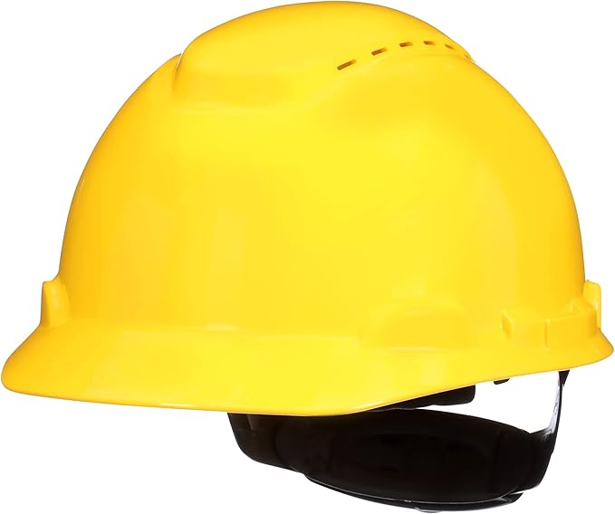 3M Hard Hat SecureFit H-700 Series Cap Style Safety Helmet with Uvicator Sensor, 4-Point Pressure Diffusion Ratchet Suspension