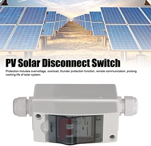 Miniature Circuit Breaker 32A for Solar Panels Outdoor DC500V Disconnect Switch with IP65 Rated DIN Rail Enclosure and RV Breaker Box