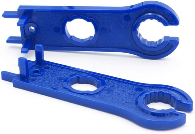 2Pcs Blue Home Improvement Tools 2Pcs Solar Panel MC4 Connector Spanner Wrench Quick Connect Disconnect Tool Hand Tools Multi Handyman Tool Multitools and Accessories