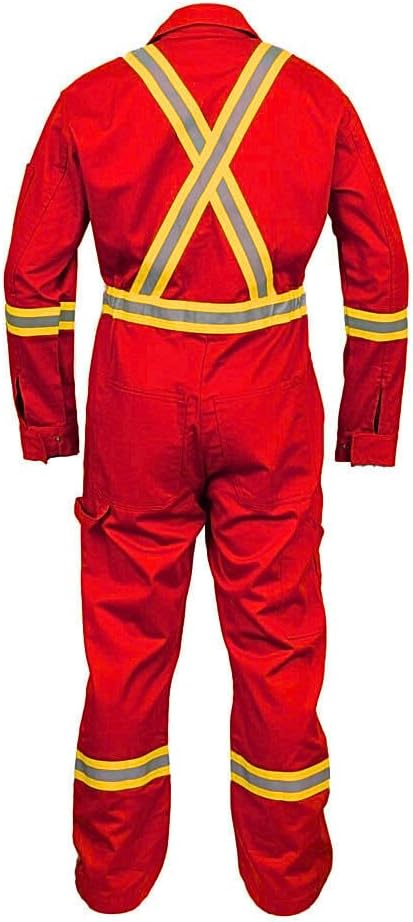 Flame Resistant FR High Visibility Hi Vis Coverall