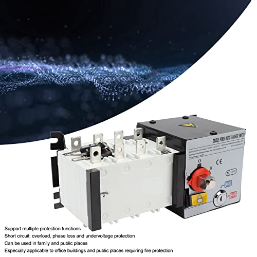 Generator Transfer Switch Automatic Transfer Switch Walfront Automatic Isolated 400V (160A) 3-Position Manual & Automatic Operation IP54 Rated