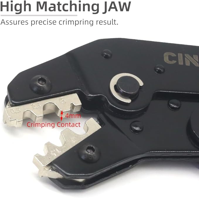 SN-06 Crimping Tool for Non-Insulated Terminal,AWG 20-10 Ratchet Wire Crimper Tool,Wire Terminal Crimper