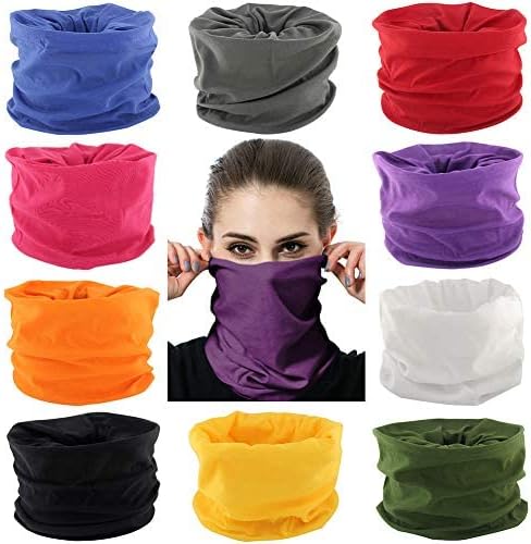 Neck Gaiter Masks Tube Scarf,Seamless Bandanas Buffs Gators,Ourdoor Face Mask Face Covering Multi Headwear