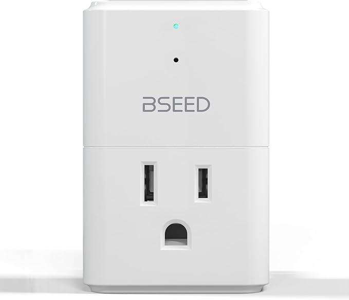 [ETL Listed] BSEED 1875W Single Outlet Surge Protector, Mini Surge Protector for Refrigerators, PC, TV, Xbox Series X, PS5 and Home Appliances, Voltage Protector with LED Indicators,15A, 1 Pack