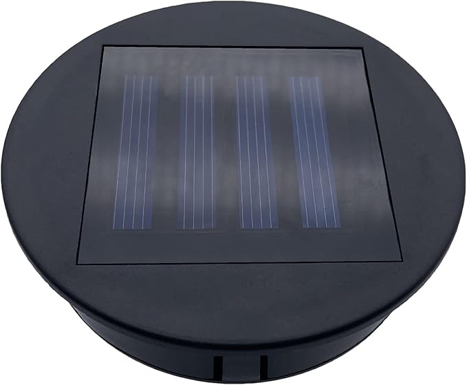 2 Pack Solar Light Replacement Tops(3.23 Inch Top, 2.83 Inch Bottom), Waterproof Replacement Solar Lantern Parts for Outdoor Hanging Lanterns DIY Table Lights Garden Patio Decor