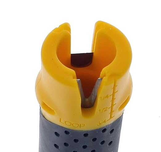 IDEAL Electrical 45-025 Lil Ripper Stripper Wire Stripper w/Slitting Blade, V-Notch, Flat Blade Clip