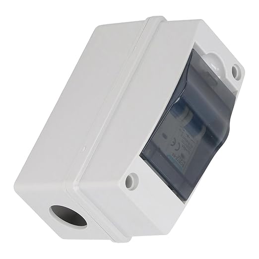 Solar Panel Disconnect Switch, 63A 1000V DC Miniature Circuit Breaker with Connector, PV Disconnect Switch Distribution Box Isolation Switch for Solar PV Home