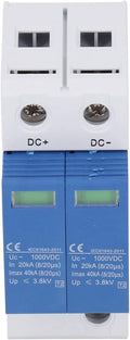 DC1000V 40KA Protective Device SPD Protective Device DC Voltage Arrester PV Breaker Protector (2P)