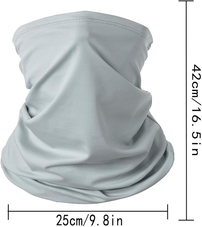 6 Pieces Summer Face Cover Scarf Mens Neck Gaiter For Men Women UV Protection Face Breathable Sun Protection Cycling Running