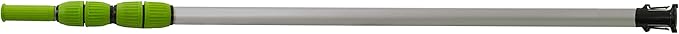 Aqua Select 6-18 Foot Telescoping Pool Vacuum Pole | Heavy Duty Aluminum Pole for Leaf Skimmers, Pool Brushes and Vacuum Heads | Expandable Swimming Pool Pole