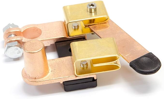 2PCS Top Post Negative Battery Disconnect Switch 12V / 24V 250/750 Amps Knife Blade Isolator Power Cutoff Switch for Marine Car Boat RV ATV