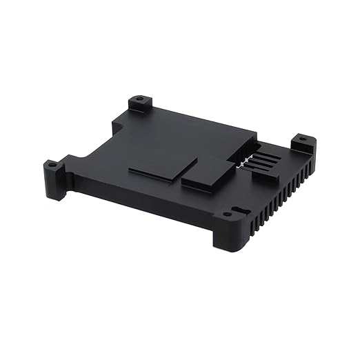 Geekworm 11mm Thickness Embedded Heatsink (P165-B) for Raspberry Pi 4, Armor Aluminum Radiator Compatible with Raspberry Pi 4 Model B Computer and Pi 4 Expansion Board Support POE Extension