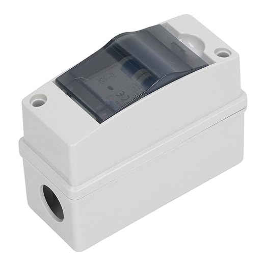 Solar Panel Disconnect Switch, 63A 1000V DC Miniature Circuit Breaker with Connector, PV Disconnect Switch Distribution Box Isolation Switch for Solar PV Home