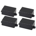 Zulkit Junction Box IP65 Waterproof ABS Plastic Universal Electrical Boxes Project Enclosure with Fixed Ear Black 3.27 x 2.28 x 1.30 Inch (Pack of 4)