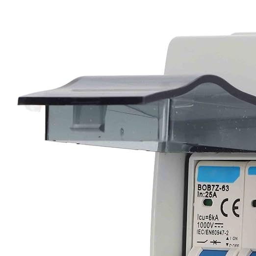 DC Disconnect Switch Electrical Breaker 1000V 25A Miniature Circuit Box IP65 Solar PV System Isolation Overvoltage Overload Protection