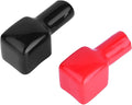Motorcycle Battery Cover, 2 PCS Battery Terminal Covers, Battery Positive Terminal Cover Cap and Negative Battery Terminal Cover, Battery Protector Covers
