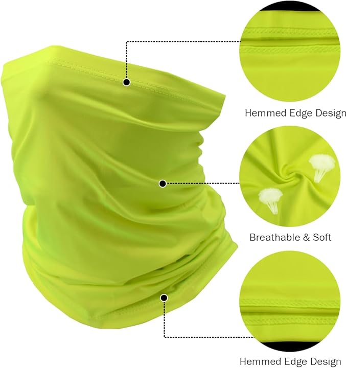 Fishing Neck Gaiter, Sun Protection Face Mask, Cooling Neck Shield Scarf Cycling Balaclava Bandana for Men and Women