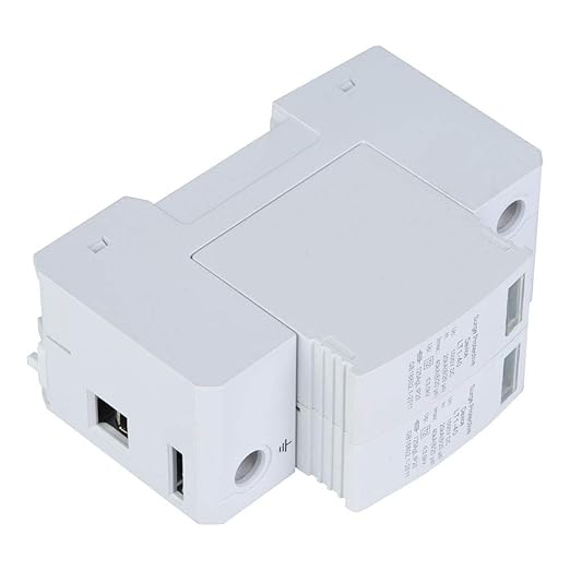 KIMISS Parafoudre SPD Type 2, 2P Protective Device DC Photovoltaic Protector Low Voltage Arrester Solar Combiner Box (2P40KA)