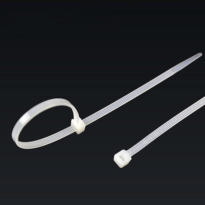 Magicorange Zip Ties 1000 Pack, 6 inch Cable Tie Self Locking Wire Cable Zip Nylon Zip Tie (White)