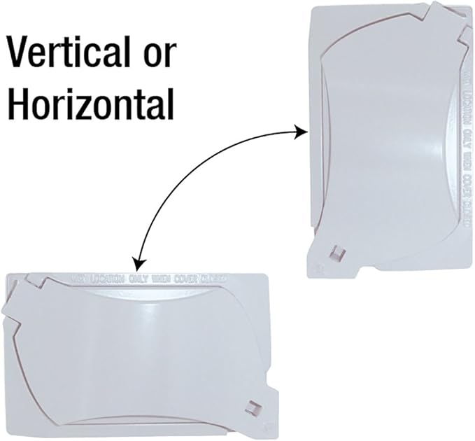 Sigma Engineered Solutions 14147WH 1-Gang Universal Weatherproof Cover, White
