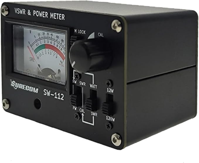 Mcbazel Surecom SW-112HF 1.5-60MHz 120W V.S.W.R. & Power Meter