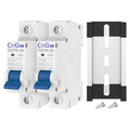 AC Miniature Circuit Breaker 40 Amp 1 Pole 120/240V Solar AC Disconnect Switch Thermal Magnetic Trip Din Rail Mount