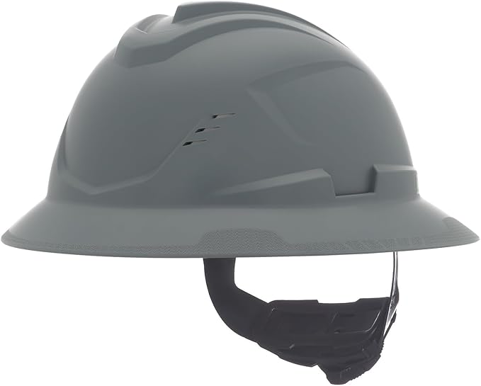 MSA V-Gard C1 Full Brim Hard Hat with ReflectIR Cooling Thermal Barrier and Fas-Trac III Suspension - Uses Highly Innovative Cooling Features to Help Alleviate Heat Stress