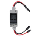 Solar Panel Disconnect Switch 30A DC AC Shut Off 2 Poles Outdoor Home Miniature PV Circuit Breaker Box IP65 Water Proof