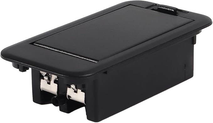 9V Battery Cover Battery Box Case Compartment for Active Guitar Bass (1-Pack)