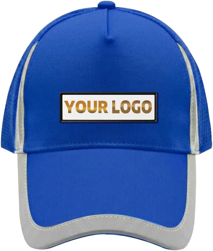 YOWESHOP Reflective Safety Baseball Cap Customize Logo with Removable PE Shell Hi-Vis Safety Work Hat