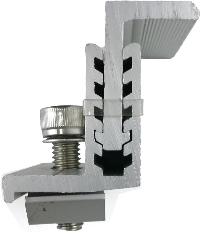 Solar Panel Assembly Mounting Z Bracket Kits 4 Units Adjustable