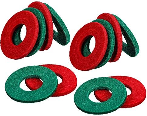 12 Pieces Battery Terminal Anti Corrosion Washers Fiber Battery Terminal Protector, 6 Red and 6 Green, 340075