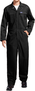 HISEA Men's Long Sleeve Coverall, Stain & Wrinkle Resistant Mens Work Coverall with Multi Pockets